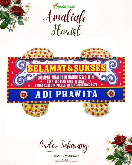 Papan Bunga Ucapan Selamat Arma Jaya